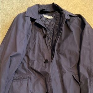 Elegant Navy Trench Coat for Men